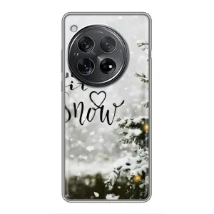 Новогодние, Праздничные Чехлы для Xiaomi Redmi K80 Pro - 2024 год (Let it snow)