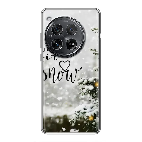 Чохол з принтом «Let it snow» для Xiaomi Redmi K80 Pro