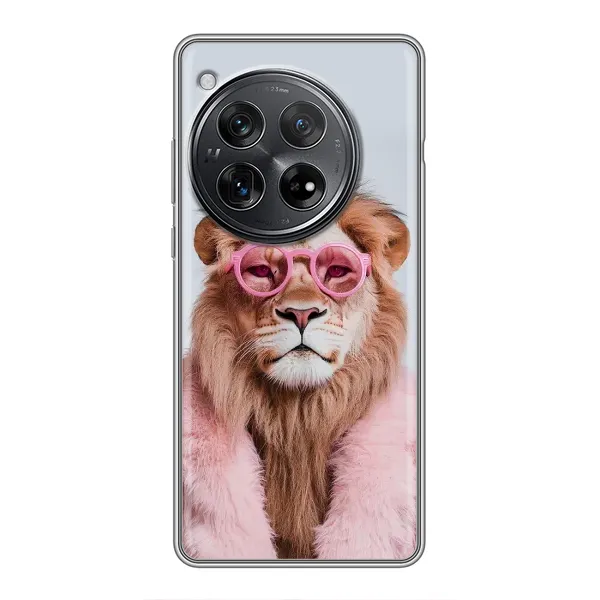 Чехол с принтом «Лев в очках» для Xiaomi Redmi K80 Pro