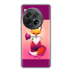 Чехлы с картинкой Лисички для Xiaomi Redmi K80 Pro (VPrint) (Лисичка с розочкой)