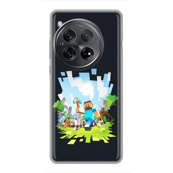 Чехол с принтом «персонажи Minecraft» для Xiaomi Redmi K80 Pro