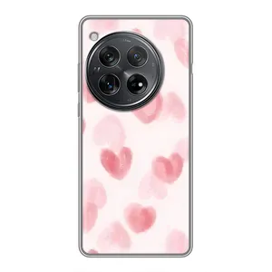 Чехол с розовым рисунком для Xiaomi Redmi K80 Pro (Розовые сердечки)