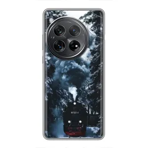 Новогодние, Праздничные Чехлы для Xiaomi Redmi K80 Pro - 2024 год (Зимний поезд)