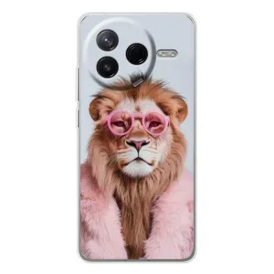 Чохол з принтом «Лев в окулярах» для Xiaomi Redmi K80 Ultra