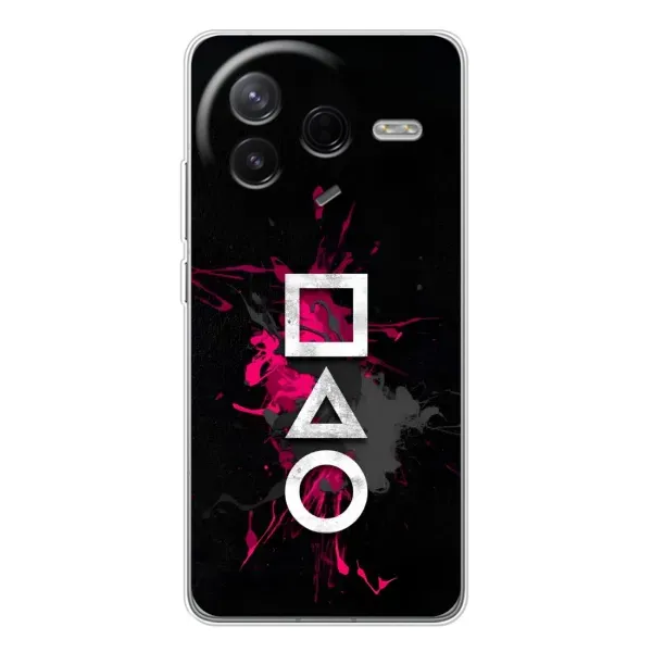 Чохол з принтом «Символи Гра кальмара» для Xiaomi Redmi K80 Ultra Чохол з принтом «Символи Гра кальмара» для Xiaomi Redmi K80 Ultra