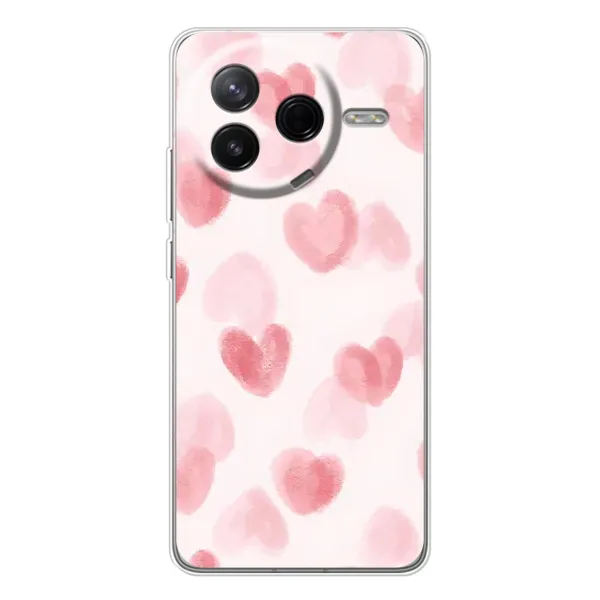 Чехол с принтом «Розовые сердечки» для Xiaomi Redmi K80 Ultra Чехол с принтом «Розовые сердечки» для Xiaomi Redmi K80 Ultra