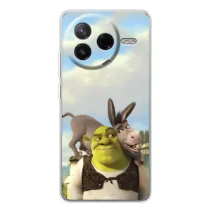 Чохол з мультфільмом Шрек на Xiaomi Redmi K80 Ultra (Шрек та Осел)