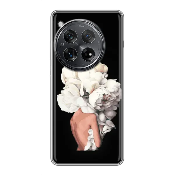 Чехол с принтом «Белые цветы» для Xiaomi Redmi K80