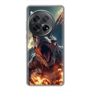 Чехол с картинкой «Хищники» для Xiaomi Redmi K80 (Огненный динозавр)