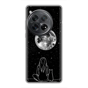 Чохол з малюнком кіт на Xiaomi Redmi K80 (Дівчина з котом)