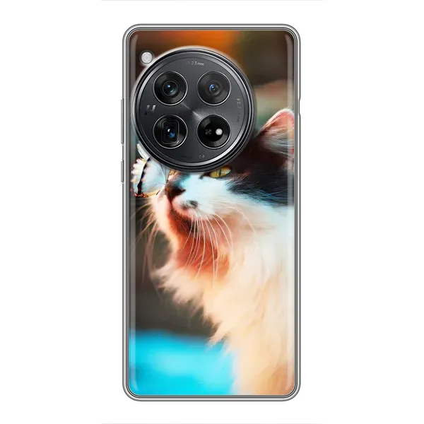 Чехол с принтом «Котик с бабочкой» для Xiaomi Redmi K80
