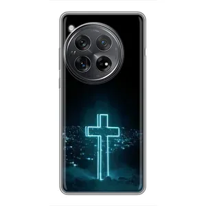 Чехол для Xiaomi Redmi K80 (AlphaPrint) - (Христианские) (Крест и город)