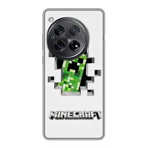 Чехол Майнкрафт на Xiaomi Redmi K80 (AlphaPrint) Minecraft (крипер Майнкрафт)