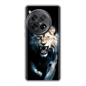 Чехол с картинкой «Хищники» для Xiaomi Redmi K80 (Лев в темноте)