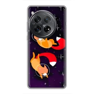 Чехлы с картинкой Лисички для Xiaomi Redmi K80 (VPrint) (Лисички космонавты)