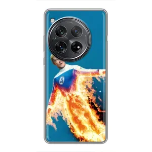 Чохол з принтом Фантастична четвірка для Xiaomi Redmi K80 (Людина-факел у вогні)