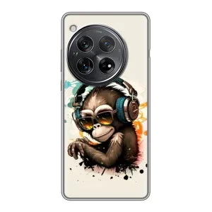 Чехол с Обезьянами Xiaomi Redmi K80 - (AlphaPrint) (Макака в наушниках)