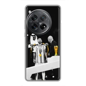 Чехлы для Xiaomi Redmi K80 (Leo чемпион) (AlphaPrint) (Месси в накидке)