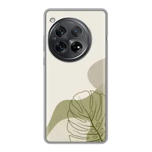 Силконовий чохол з принтом в квітах на Xiaomi Redmi K80 (Зелена монстера дизайн)