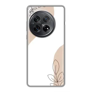 Силконовий чохол з принтом в квітах на Xiaomi Redmi K80 (Нюдова гілочка абстракція)