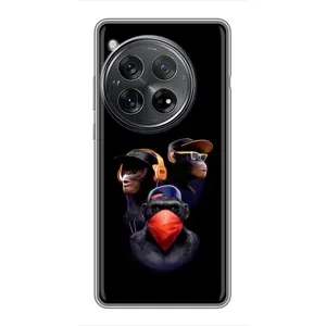 Чехол с Обезьянами Xiaomi Redmi K80 - (AlphaPrint) (Три обезьяны)