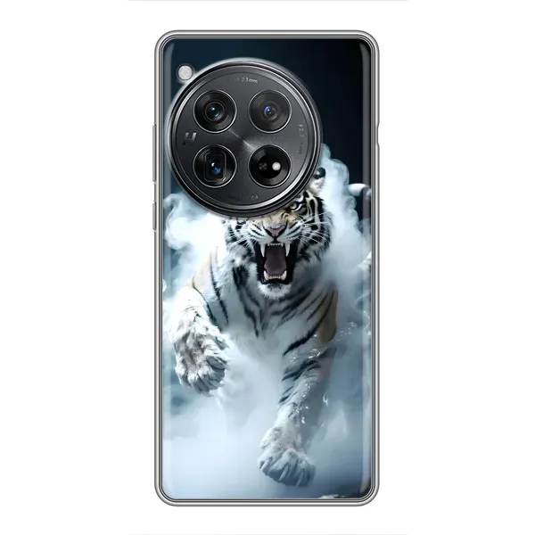 Чехол с принтом «Белый тигр в дыму» для Xiaomi Redmi K80