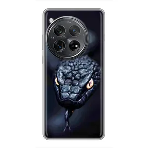 Чехол с картинкой «Хищники» для Xiaomi Redmi K80 (Черная змея)