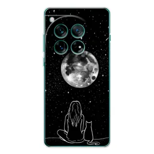 Чехол с рисунком кот на Xiaomi Redmi K90 Pro Max (Девушка с котом)