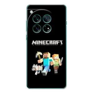 Чехол Майнкрафт на Xiaomi Redmi K90 Pro Max (AlphaPrint) Minecraft (герои Minecraft)