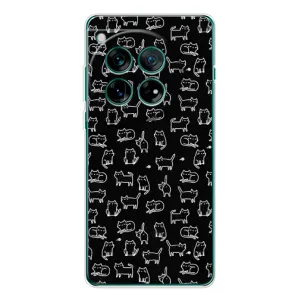 Чехол с принтом для Xiaomi Redmi K90 Pro Max (AlphaPrint) Модные коты (Меленькие котики)