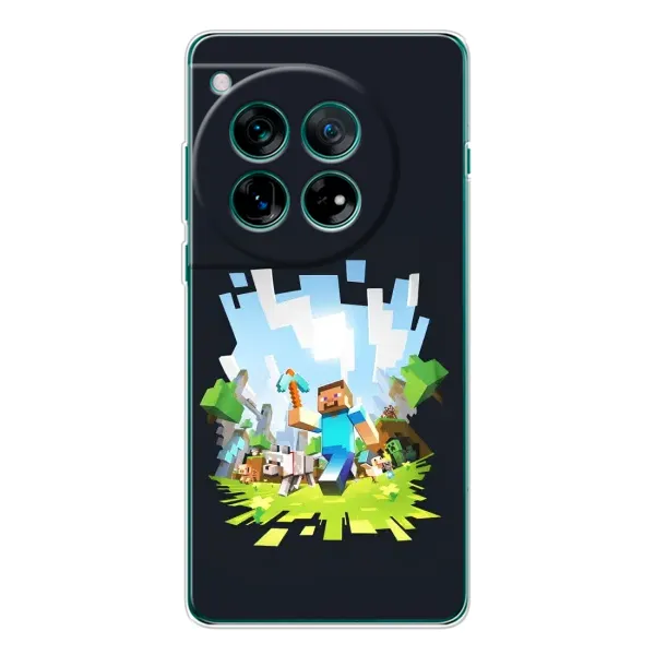 Чехол с принтом «персонажи Minecraft» для Xiaomi Redmi K90 Pro Max