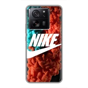 Чехол для Xiaomi Redmi K90 - с принтом Найк (AlphaPrint) (Дымчатый найк)