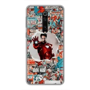 Чехлы с героями Марвел Xiaomi Mi 9T Pro (VPrint) (Айронмен)