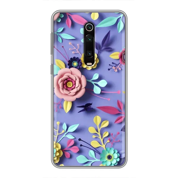 Чехол с принтом «Цветочный дизайн» для Xiaomi Mi 9T Pro