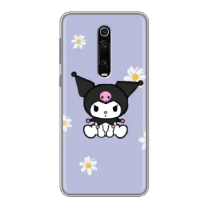 Чехол с кроликом Куроми на Xiaomi Mi 9T Pro (Куроми в цветах)