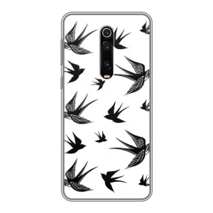 Чехол с птицами на Xiaomi Mi 9T Pro (VPrint) (Ласточки)