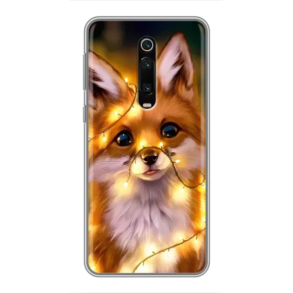 Чехол с принтом «Лисичка в гирляндах» для Xiaomi Mi 9T Pro