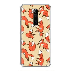 Чехлы с картинкой Лисички для Xiaomi Mi 9T Pro (VPrint) (Лисички)
