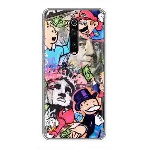 Чохли з крутими принтами для Xiaomi Mi 9T Pro - (PREMIUMPrint) (Monopoly man)