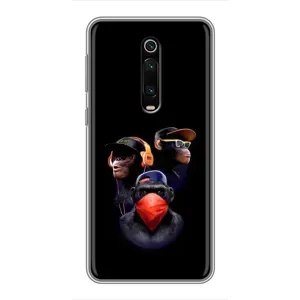 Чохол з Мавпами Xiaomi Mi 9T Pro - (AlphaPrint) (Три мавпи)