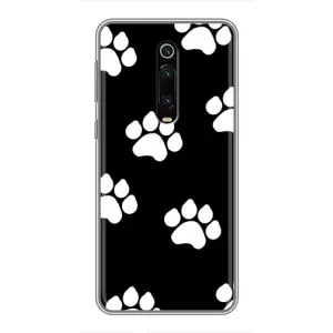 Чехлы с собаками для Xiaomi Mi 9T Pro (VPrint) (Следы собаки)
