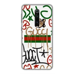 Бренднові Чохли для Xiaomi Mi 9T Pro - (PREMIUMPrint) (Стиль GUUCI)