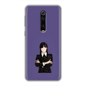 Чехлы Венсдей на Xiaomi Mi 9T Pro Уэнсдей (AlphaPrint) (Уэнздей в черном)
