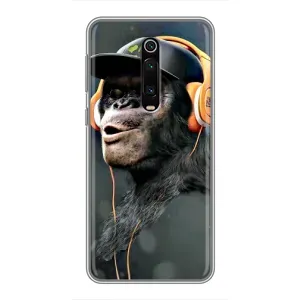 Чохол з Мавпами Xiaomi Mi 9T Pro - (AlphaPrint) (В навушниках)