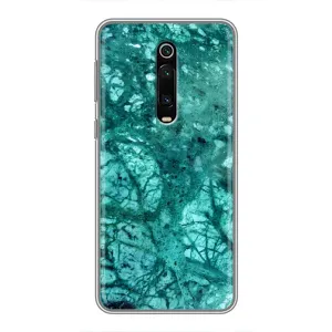 Мраморный чехол на Xiaomi Mi 9T Pro (VPrint) (Зеленый мрамор)
