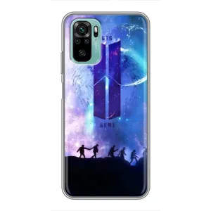 Чохли BTS для Xiaomi Redmi Note 10 5G (AlphaPrint) (Army BTS)