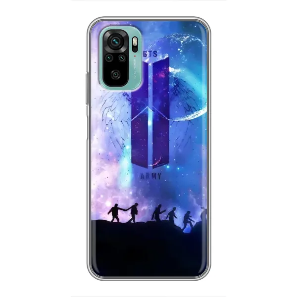 Чохол з принтом «Army BTS» для Xiaomi Redmi Note 10 5G