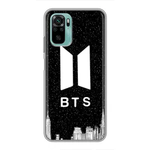 Чохли BTS для Xiaomi Redmi Note 10 5G (AlphaPrint) (БТС Лого)