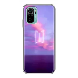 Чохли BTS для Xiaomi Redmi Note 10 5G (AlphaPrint) (BTS логотип)
