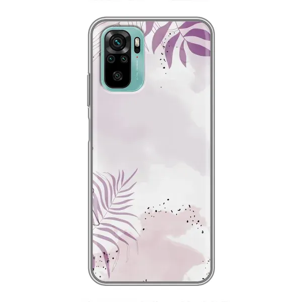Чохол з принтом «Фіолетове листя» для Xiaomi Redmi Note 10 5G